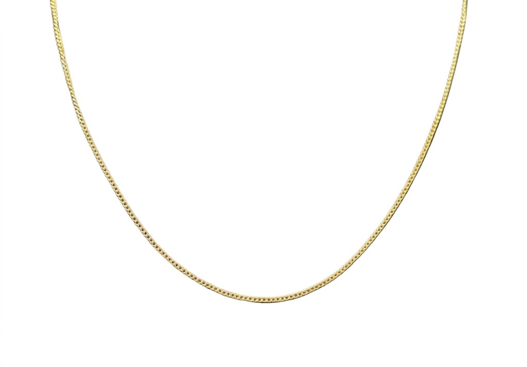 Minimal Shine 22K Gold Classic Chain Necklace