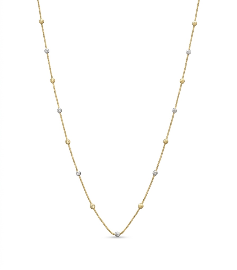 Minimal Bead Link Gold Chain