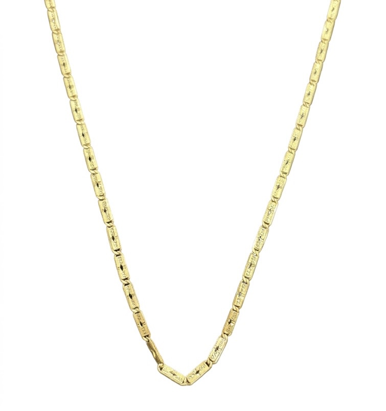 Geometric Link Gold Chain