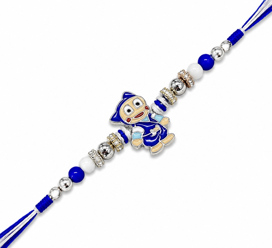 Silver Ninja Hattori Cartoon Rakhi