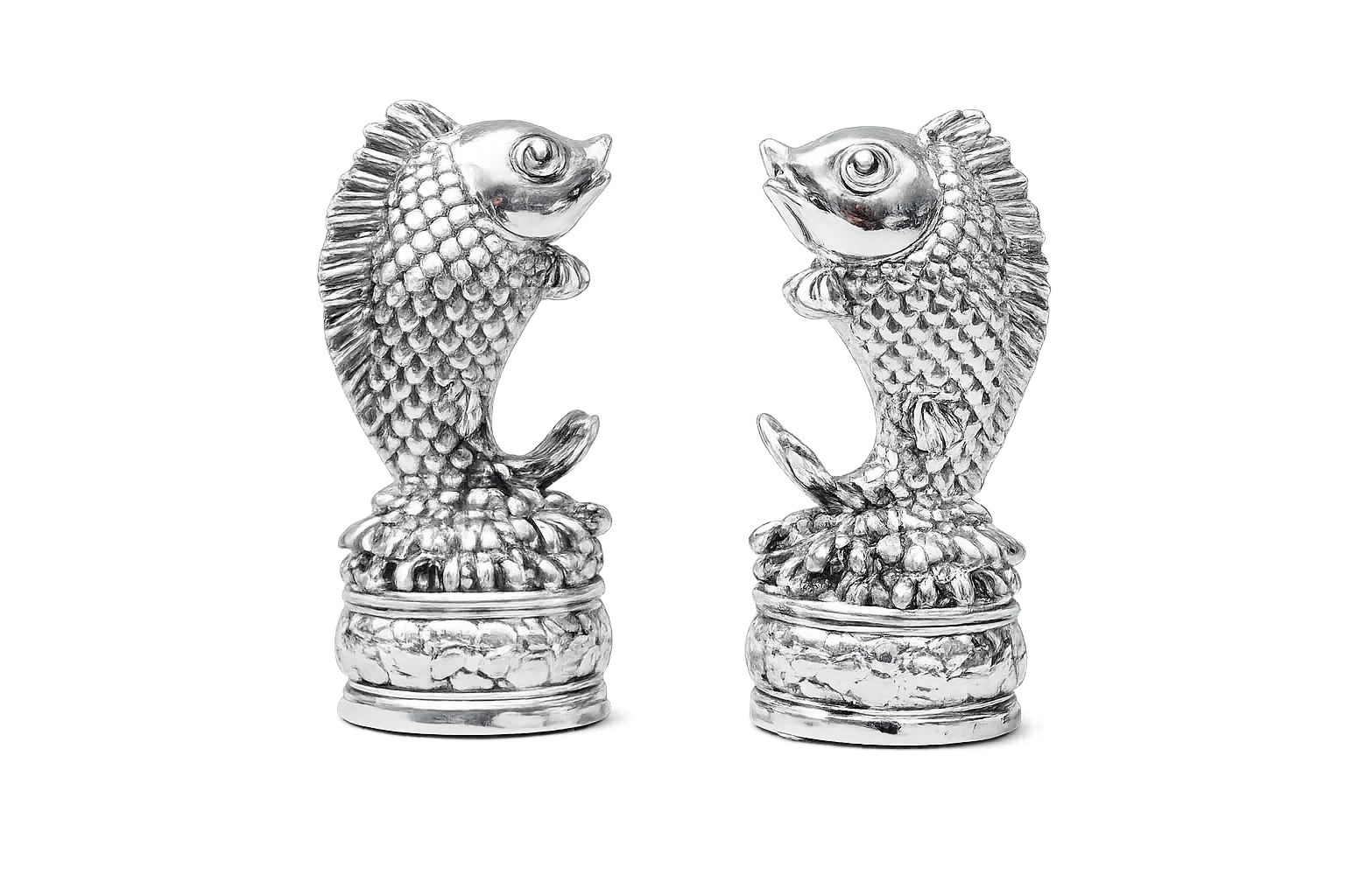 Pure Silver Twin Cobra Idol for Vastu & Worship
