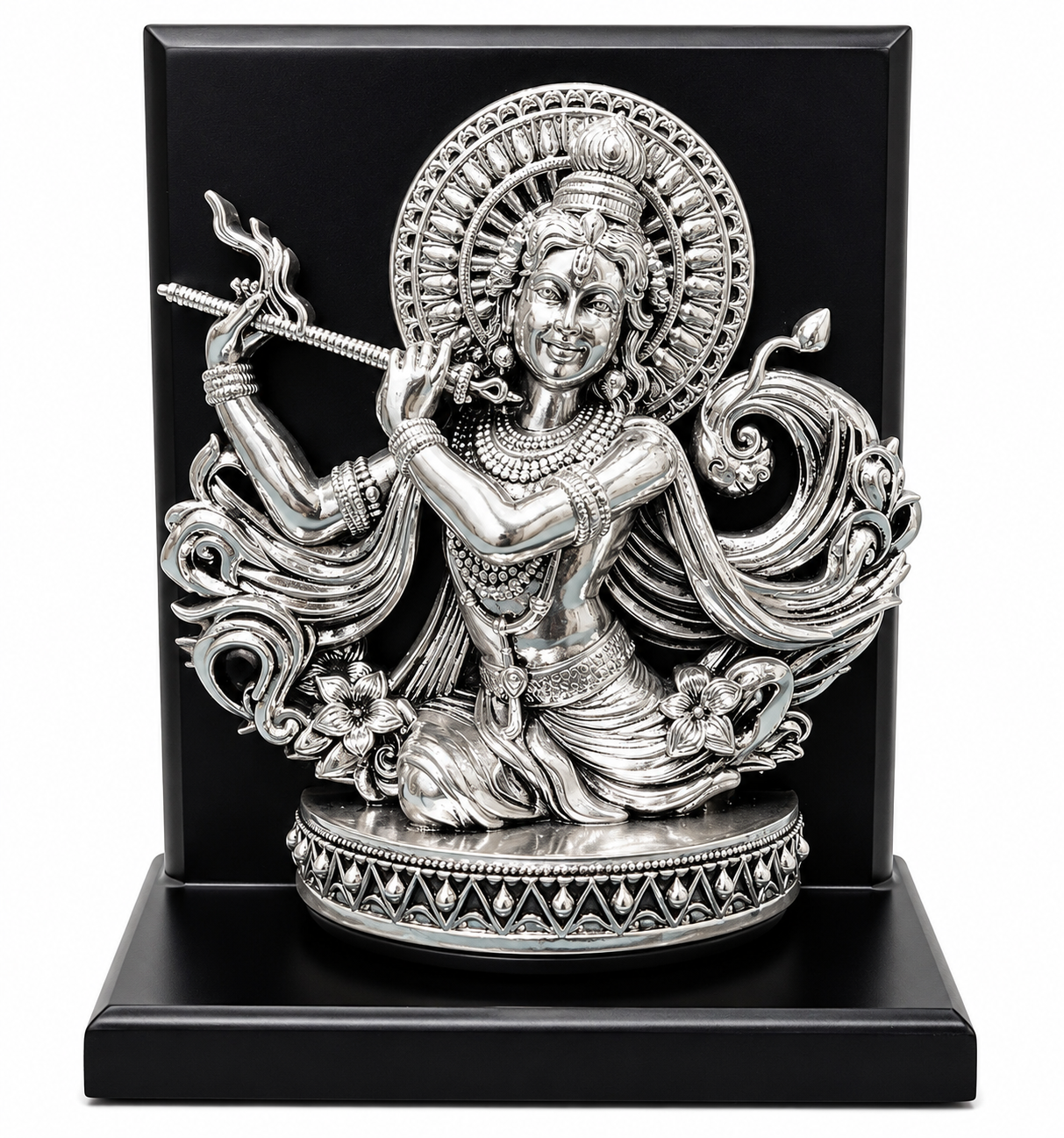 Pure Silver Murli Manohar Krishna Showpiece