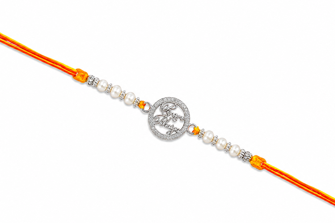 Brotherhood Charm Silver Rakhi