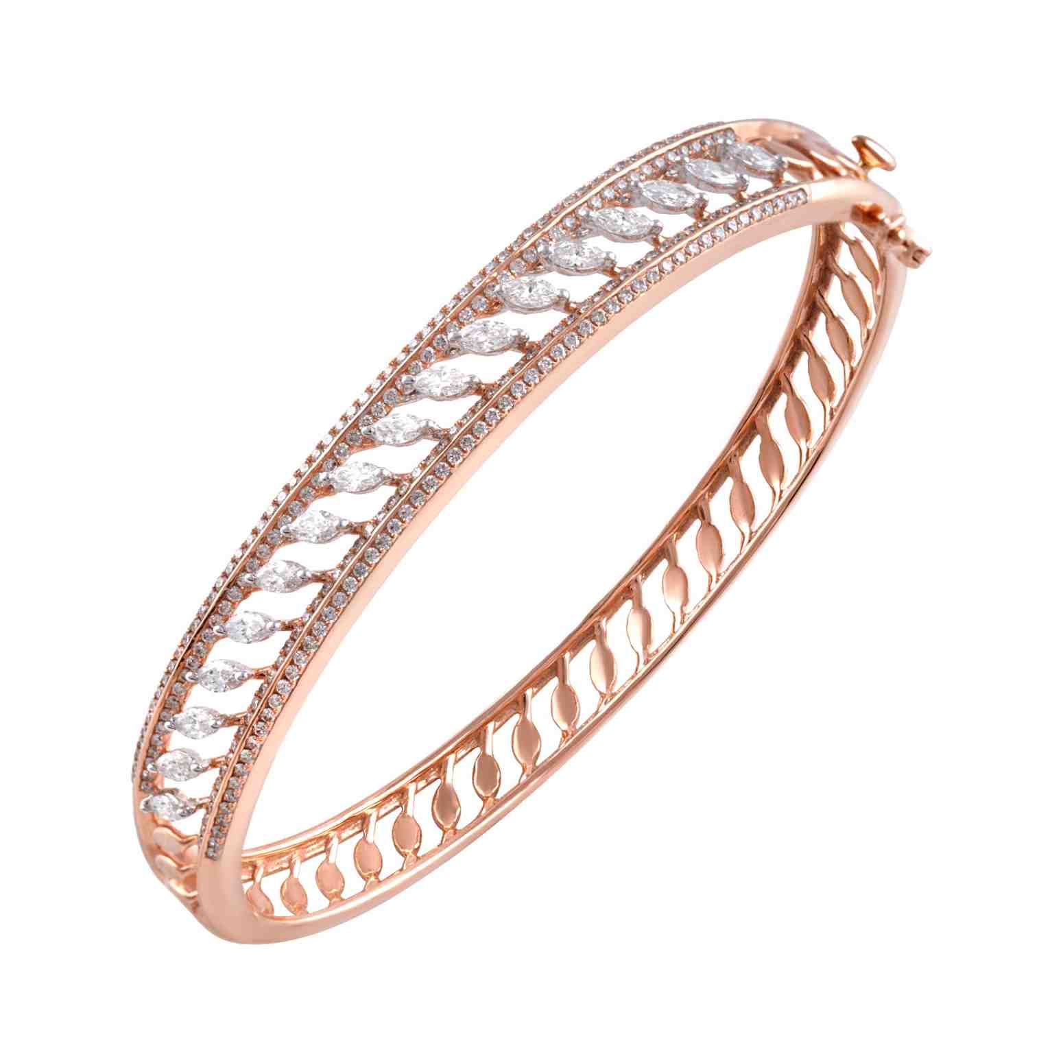 Geometrix Dual-Tone Bangle