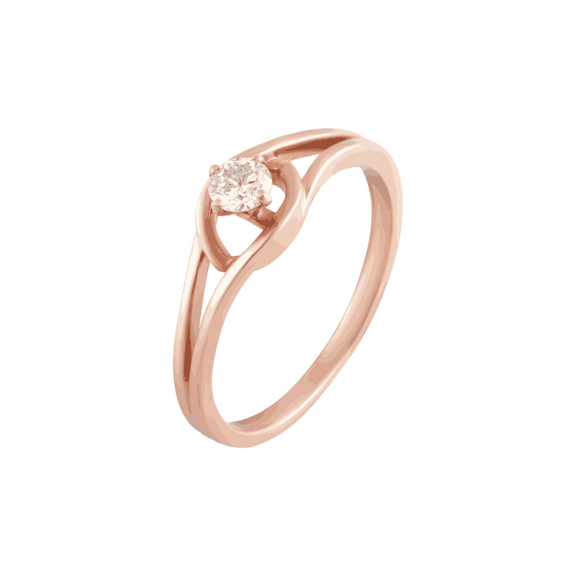 Ethereal Glow Solitaire Ring