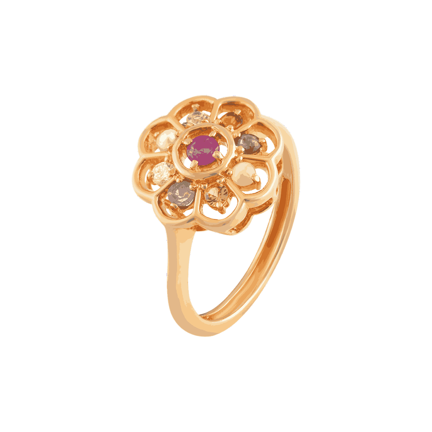 Navaratna Blossom Ring