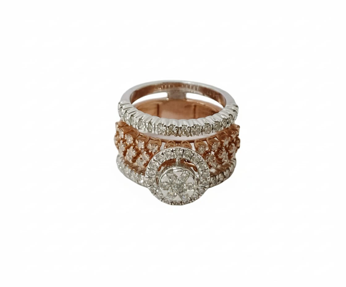 Celestial Crowned Cluster Ring