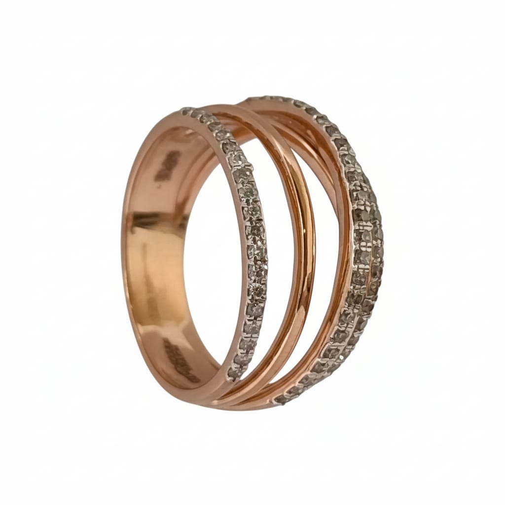 Rose Crossover Luxe Ring