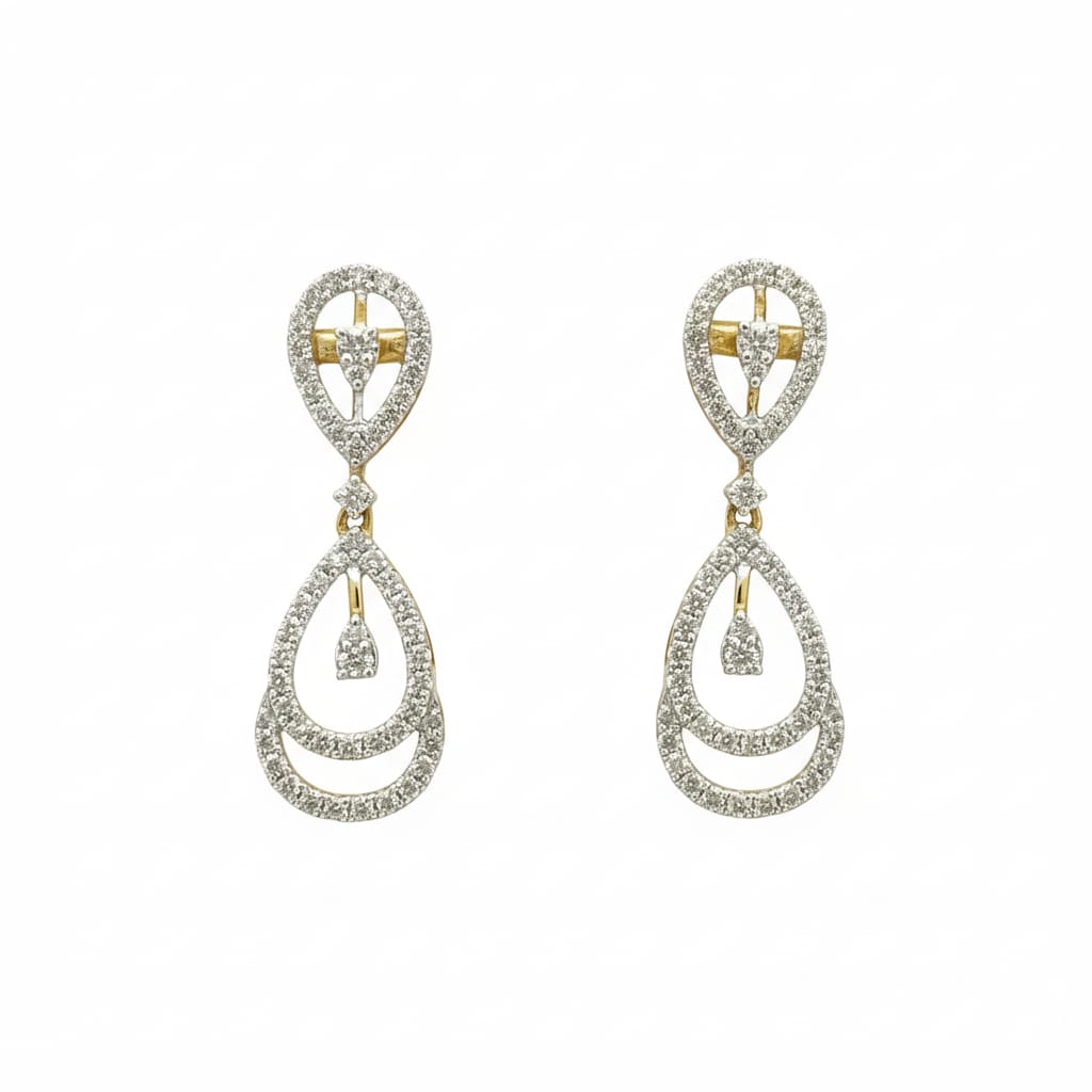 The Intertwined Sparkle Earrings