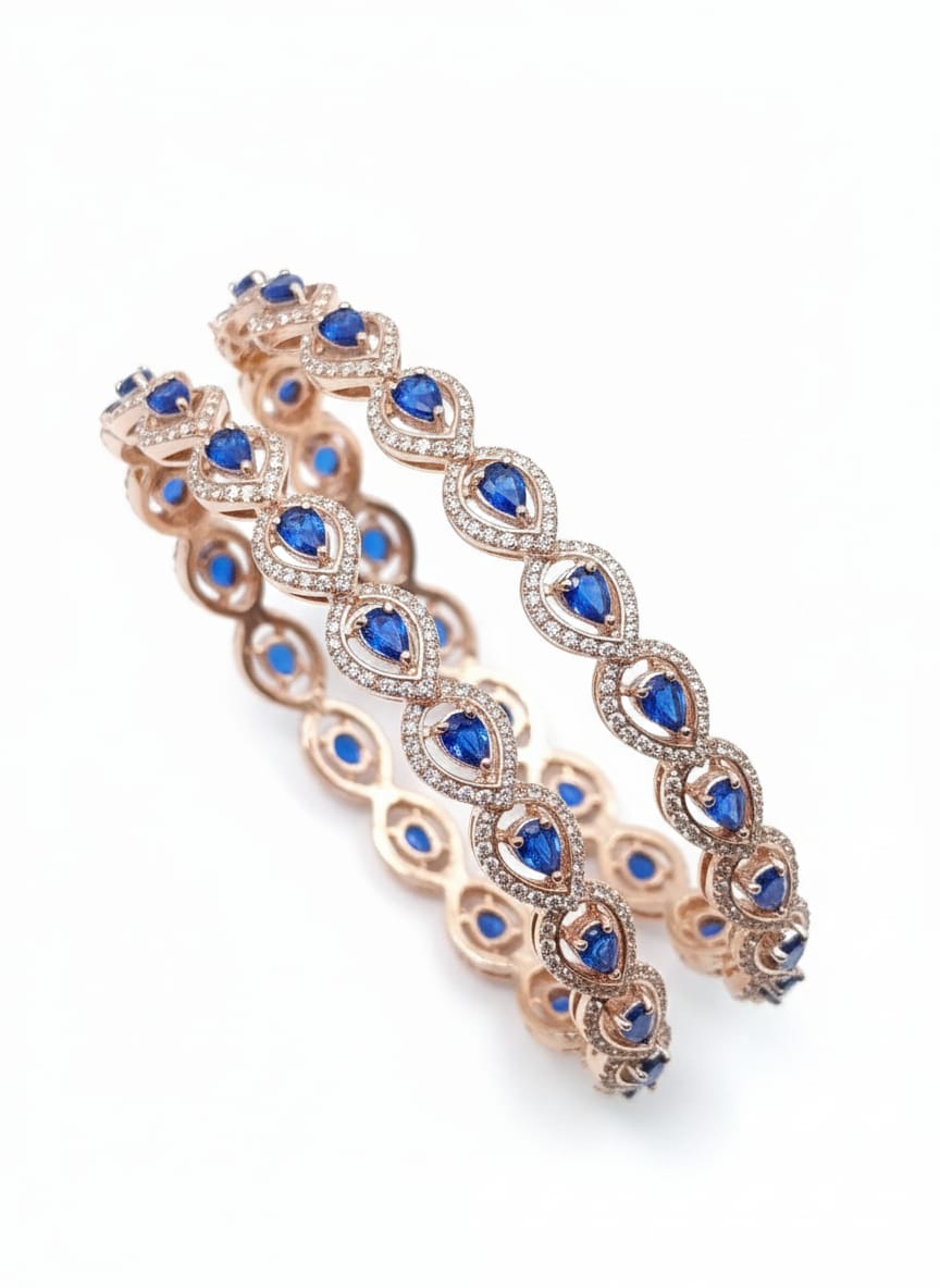 Imperial Blue Radiance Bangles