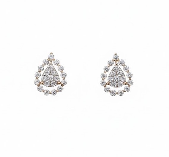Regal Teardrop Studs