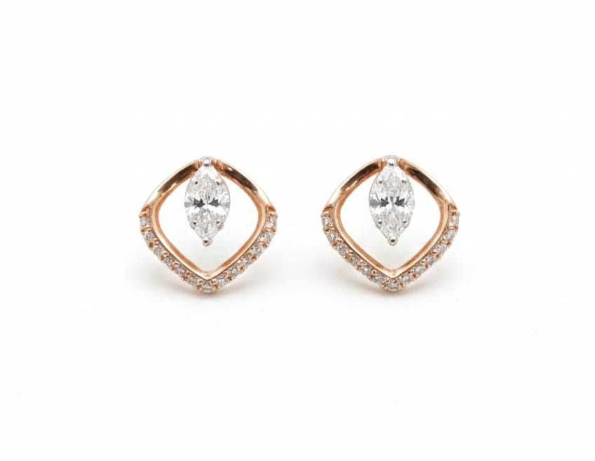 Diamond Prism Studs