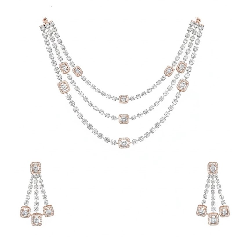 Triple Strand Elegance Necklace