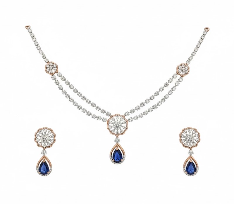 Starfall Blue Necklace