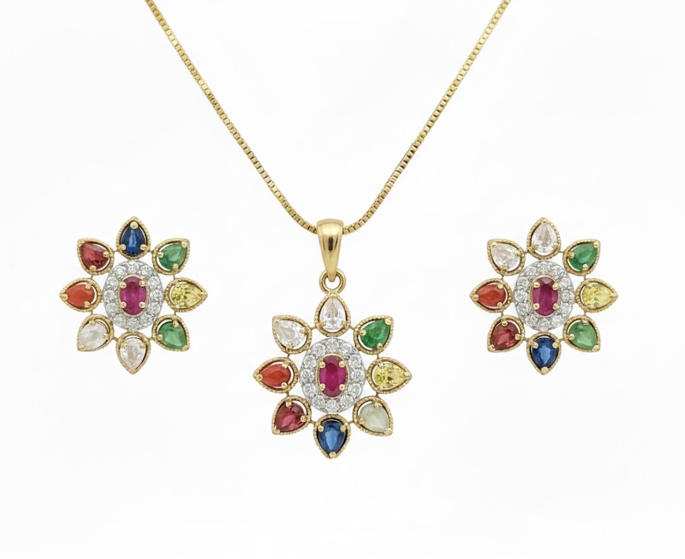 Navrang Phool Pendant