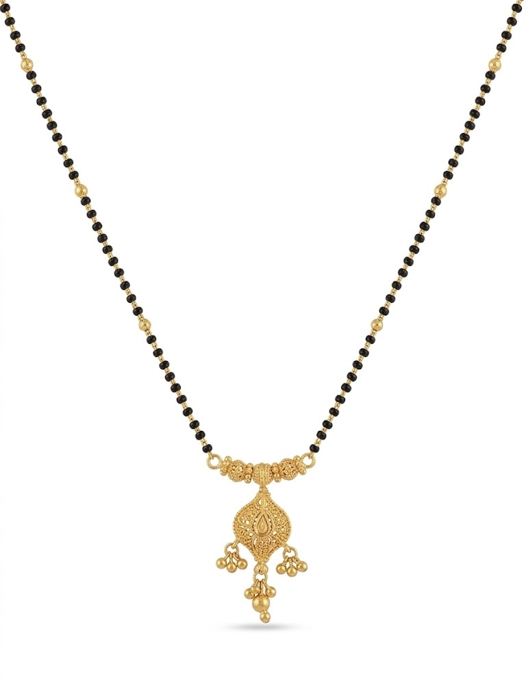 Lakshmi Teardrop 22K Gold Mangalsutra